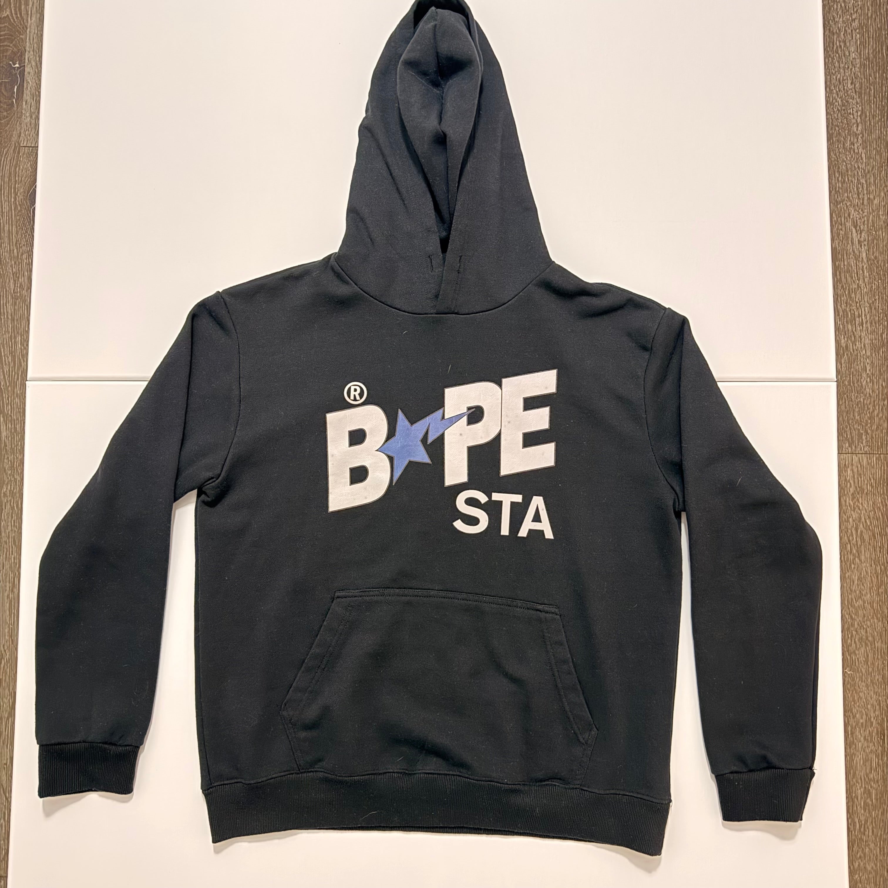 Vintage print “Bape-sta” hoodie