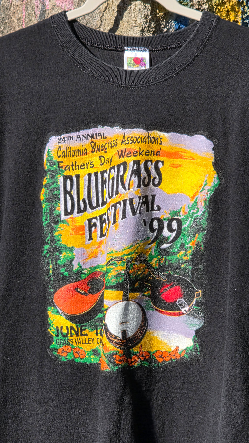 99' "bluegrass festival" graphic tee