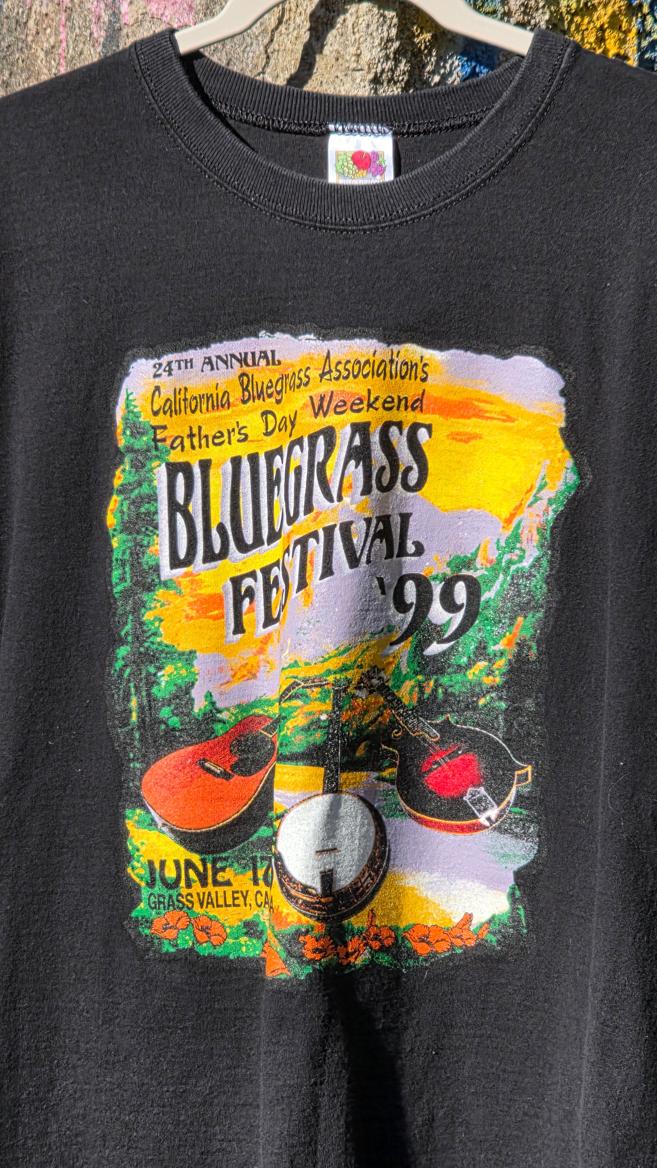 99' "bluegrass festival" graphic tee