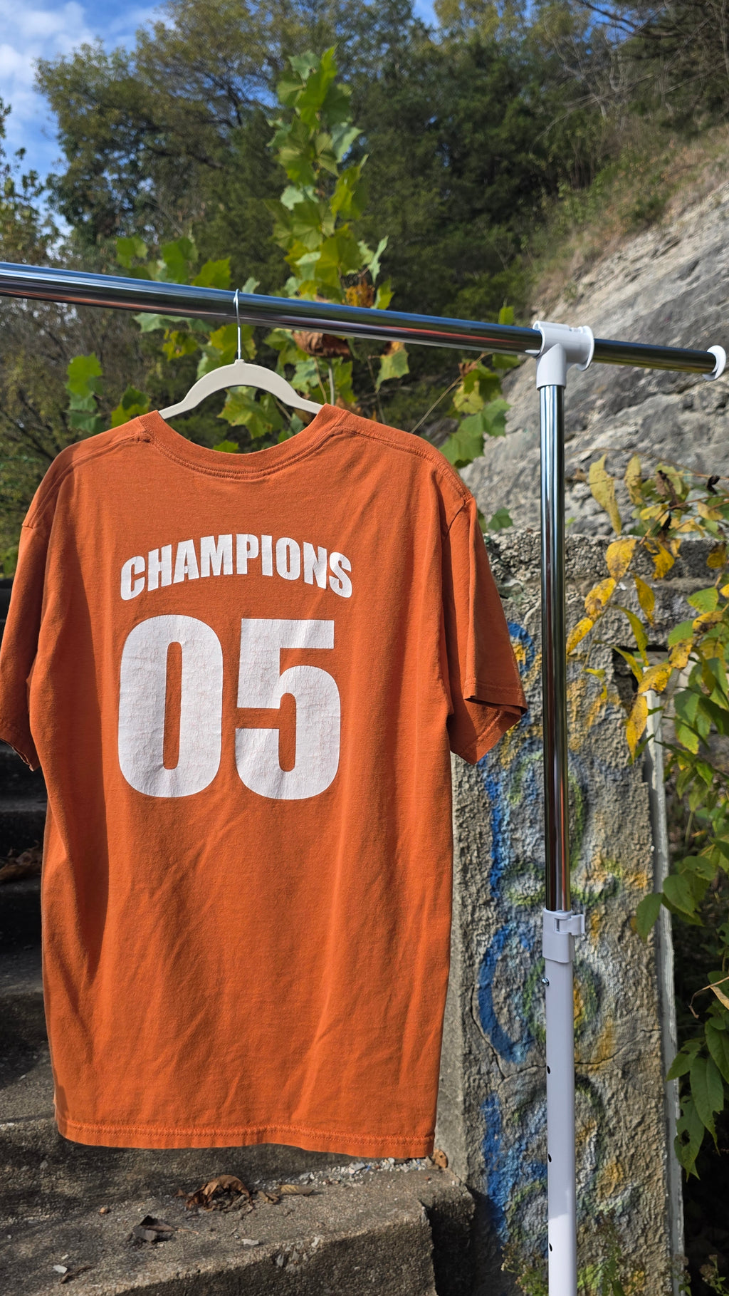 05' texas "13-0 champions" tee size medium