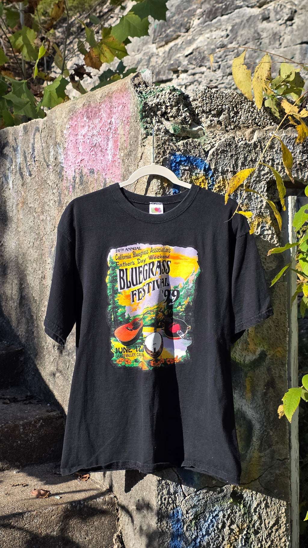 99' "bluegrass festival" graphic tee