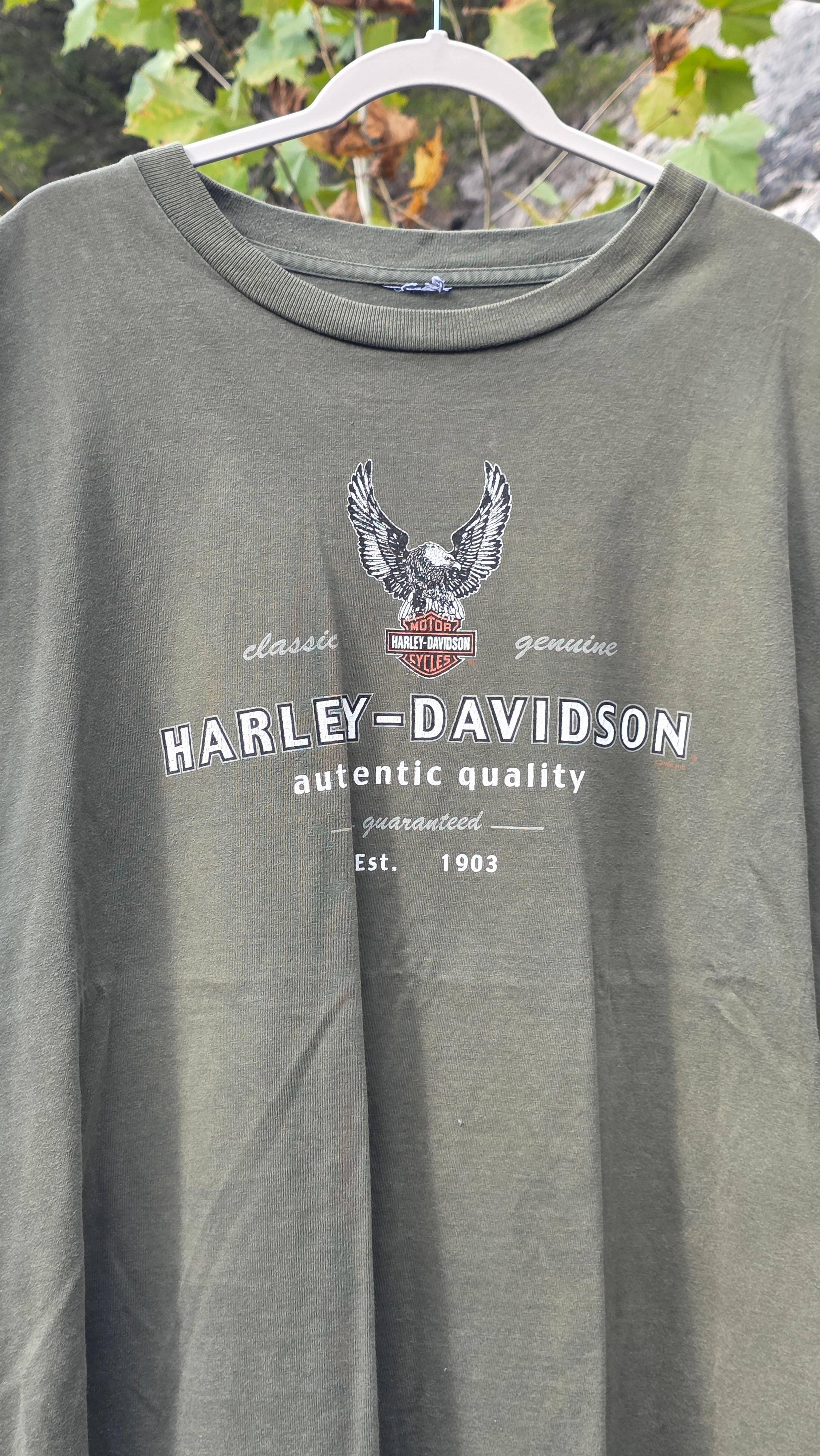 Sleeveless, Harley Davidson Est 1903 "grand canyon" tee. Size XL