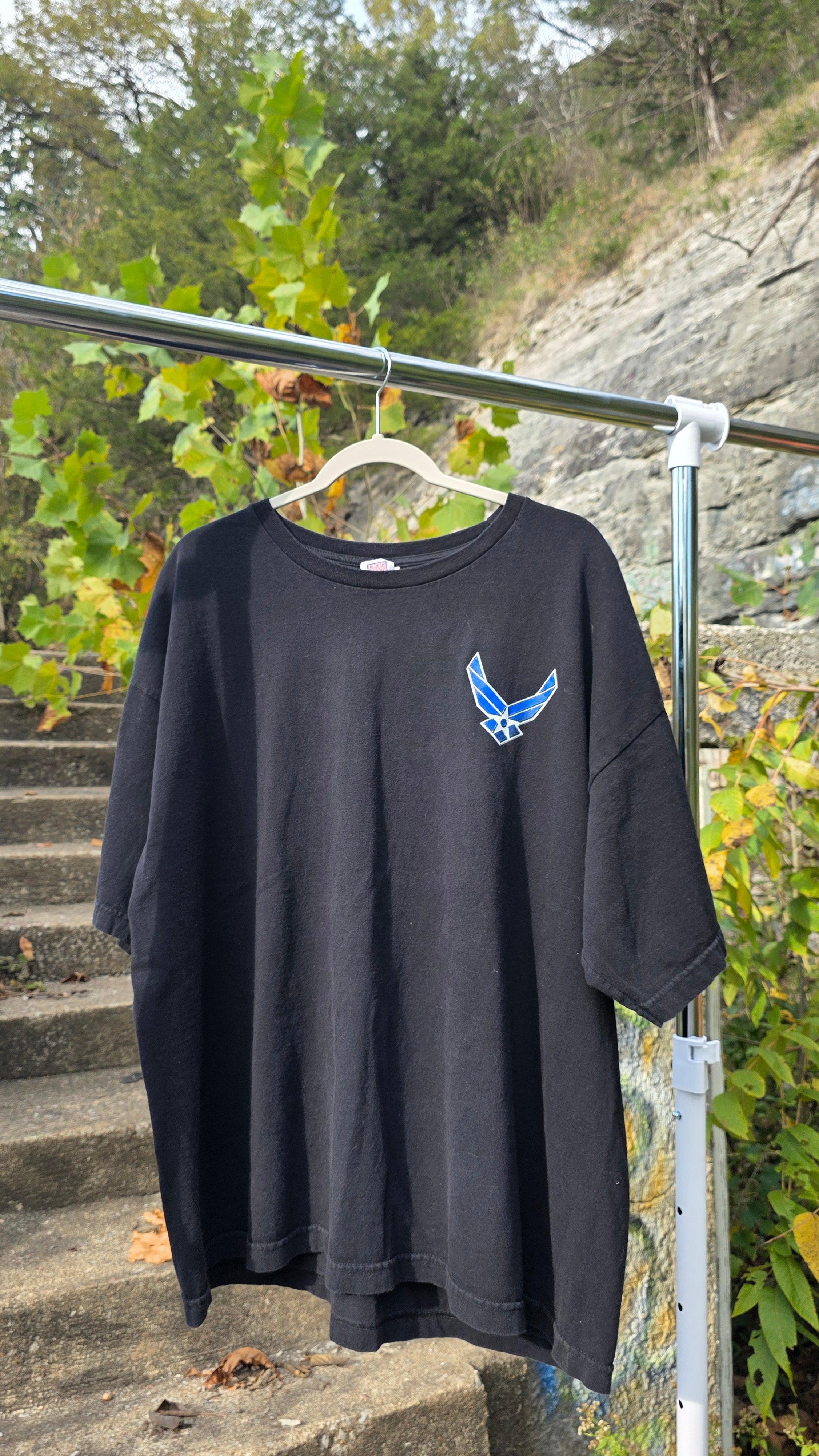 Us Air Force "aim high" graphic tee. Size L