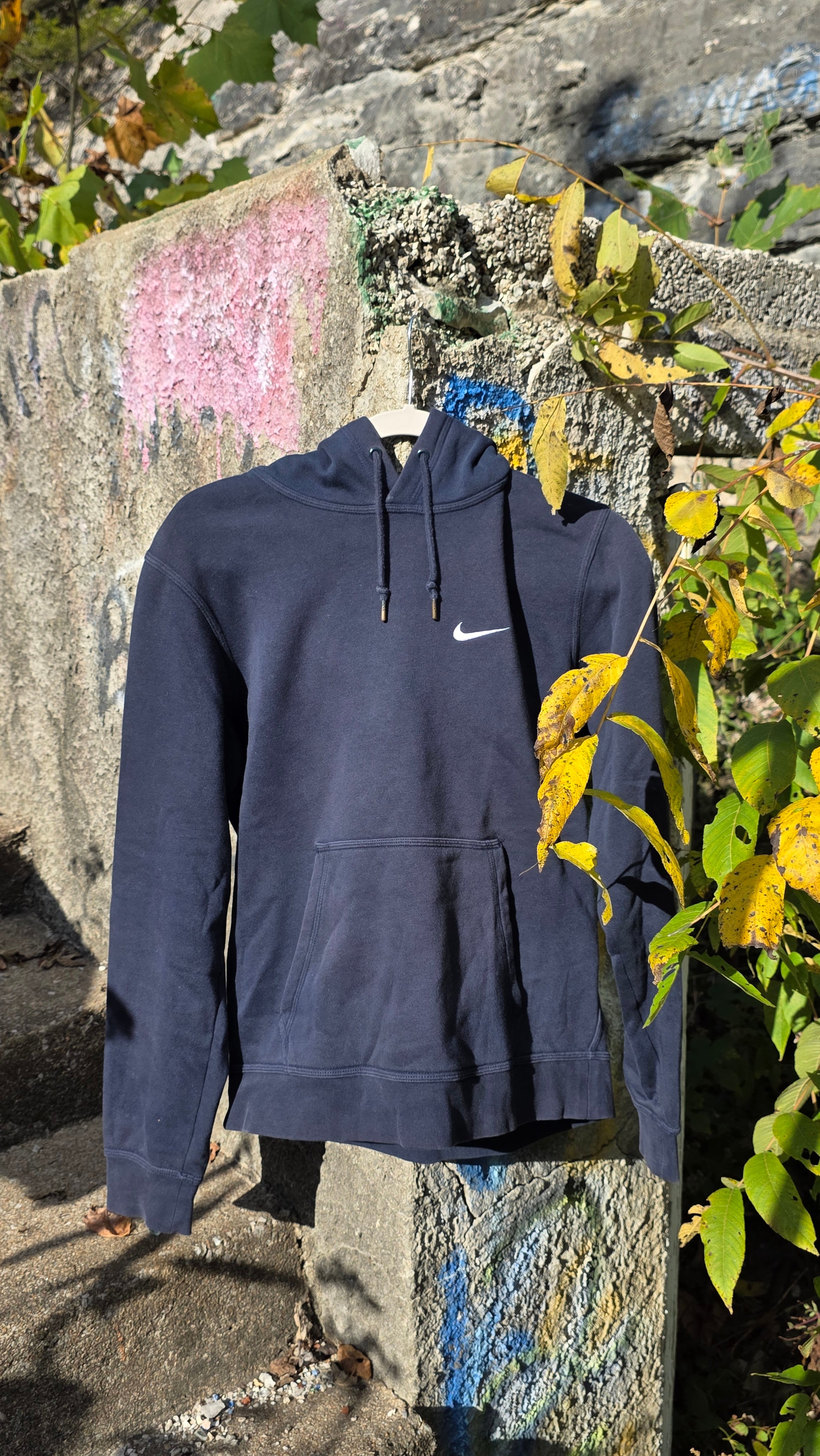 Classic Nike logo string hoodie