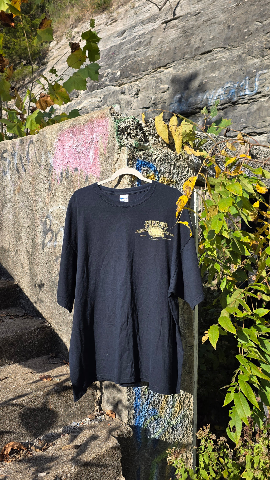 Pier 99, corpus Christi graphic tee. Size large